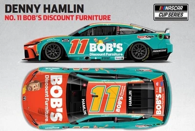 DENNY HAMLIN 2025 BOB'S DISCOUNT FURNITURE 1/24 ARC DIECAST - Picture 5 of 5