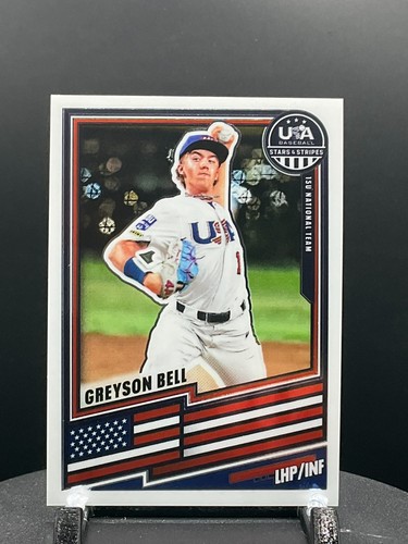 2026 Panini Stars & Stripes Prizm USA Baseball #89 Greyson Bell | Base