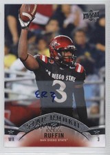 2015 Upper Deck Star Rookie Auto Ezell Ruffin #52 Auto 4g6
