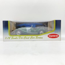 Kyosho 1/18 Morgan 4/4 Series II Green Used Opened Box Damaged