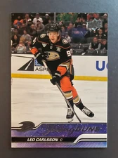 Leo Carlsson 2023-24 Upper Deck Series 2 Young Guns #468 RC