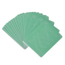 150pcs 240 Grit Sandpaper Sheet for Cuticle Pusher Beveled Head, Self Adhesive