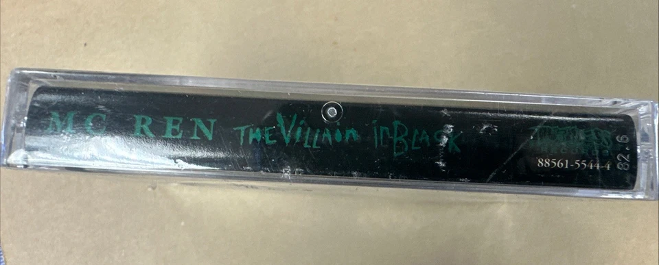 MC Ren The Villain in Black 1996 NWA Ruthless cassette tape rap Eazy E SEALED - Image 3 of 4