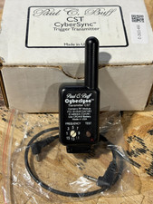 Paul C. Buff CyberSync CST Trigger Transmitter Tested w/ Original Box