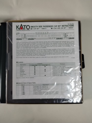 Kato 106-023 Spur N New York Central Glattseiten Personenwagen 4er Set (#7105) - Bild 7 von 23