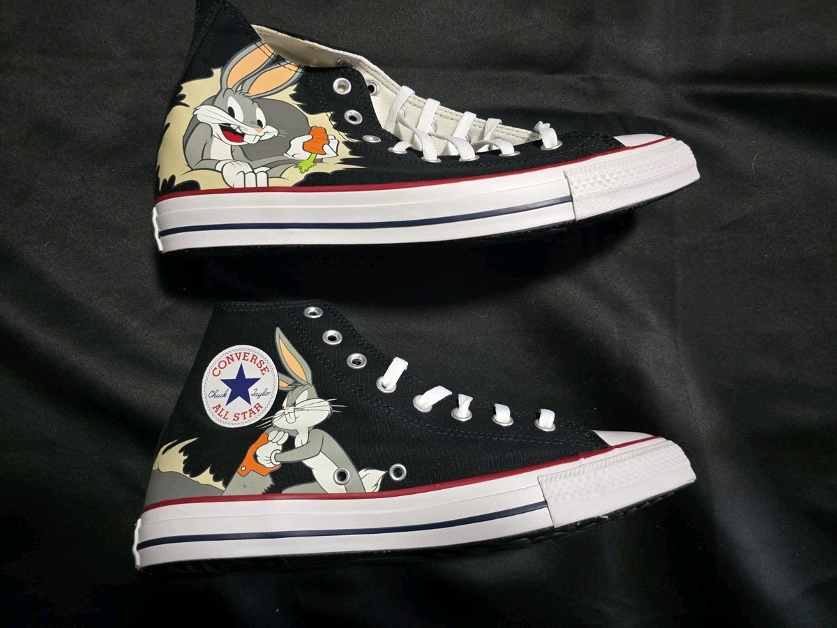 CONVERSE LOONEY TUNES X CHUCK TAYLOR 80th ANNIV BUGS BUNNY SNEAKERS FTL-05-063 Size 5.5 - Looney Tunes x Converse Chuck Taylor All Star Low  main image 2