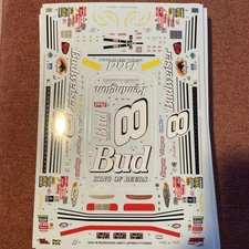 2000 Dale Earnhardt Jr Budweiser 1/24 Decals JWTBM Revell Monogram NASCAR