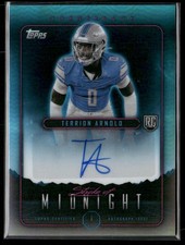 2024 Topps Midnight Terrion Arnold Auto #SMA-TA Stroke of Midnight Autographs