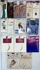 Lot of 15 Vtg NOS Pantyhose / Knee Highs, Hanes, Worthington, JCPenny,  more 