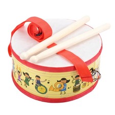 Drum Wood Kids Early Educational Musical Instrument For Children Baby Toys9713