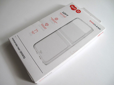 Tech21 EVOClear Case for Motorola Razr (2023) - Clear