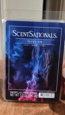 ScentSationals Illusion Wax Melts Cedar Marine Citrus Scent 5 oz