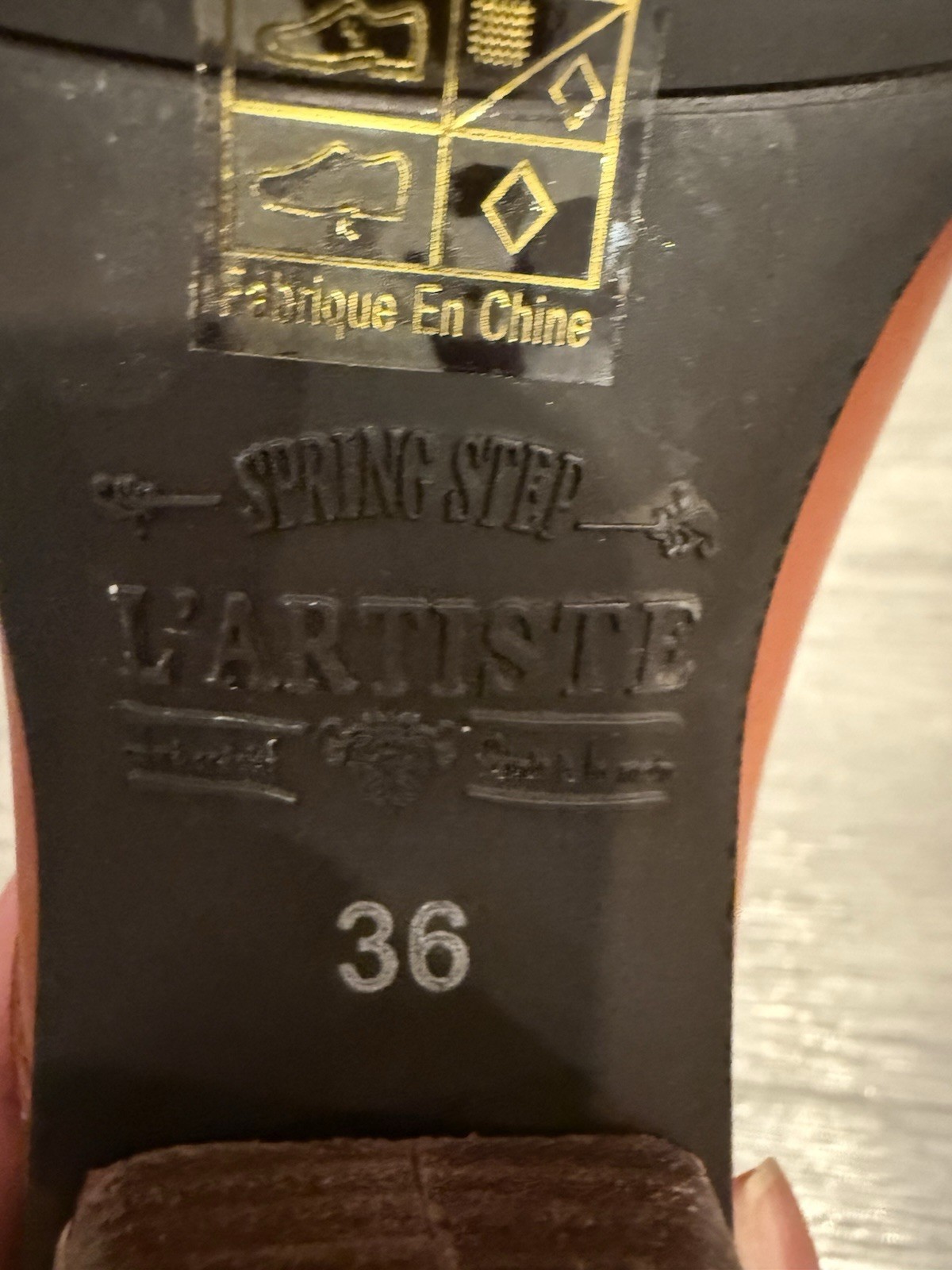 Spring Step L'Artiste Brown Leather Malag-Grym Malag Boots Womens Size 36