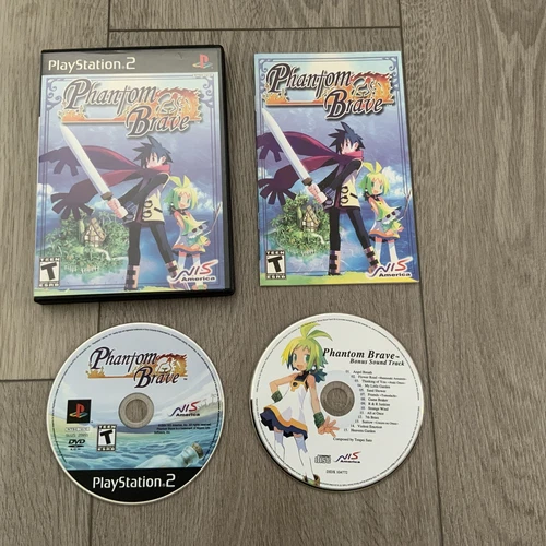 Phantom Brave (Sony PlayStation 2 2004) PS2 Complete CIB with Soundtrack