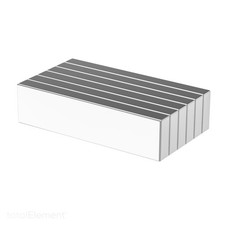 2 x 1/2 x 3/16 Inch Powerful Neodymium Rare Earth Bar Magnets N42 6 Pack 