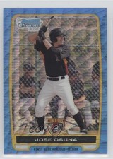 2012 Bowman Chrome Prospects Redemption Refractor Blue Wave Jose Osuna 1f1