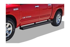 APS Black 5 inches Stainless Steel Running Boards Nerf Bars Side Steps Comp...