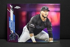 2020 Topps Chrome - Harold Ramirez #106 Pink Refractor Marlins