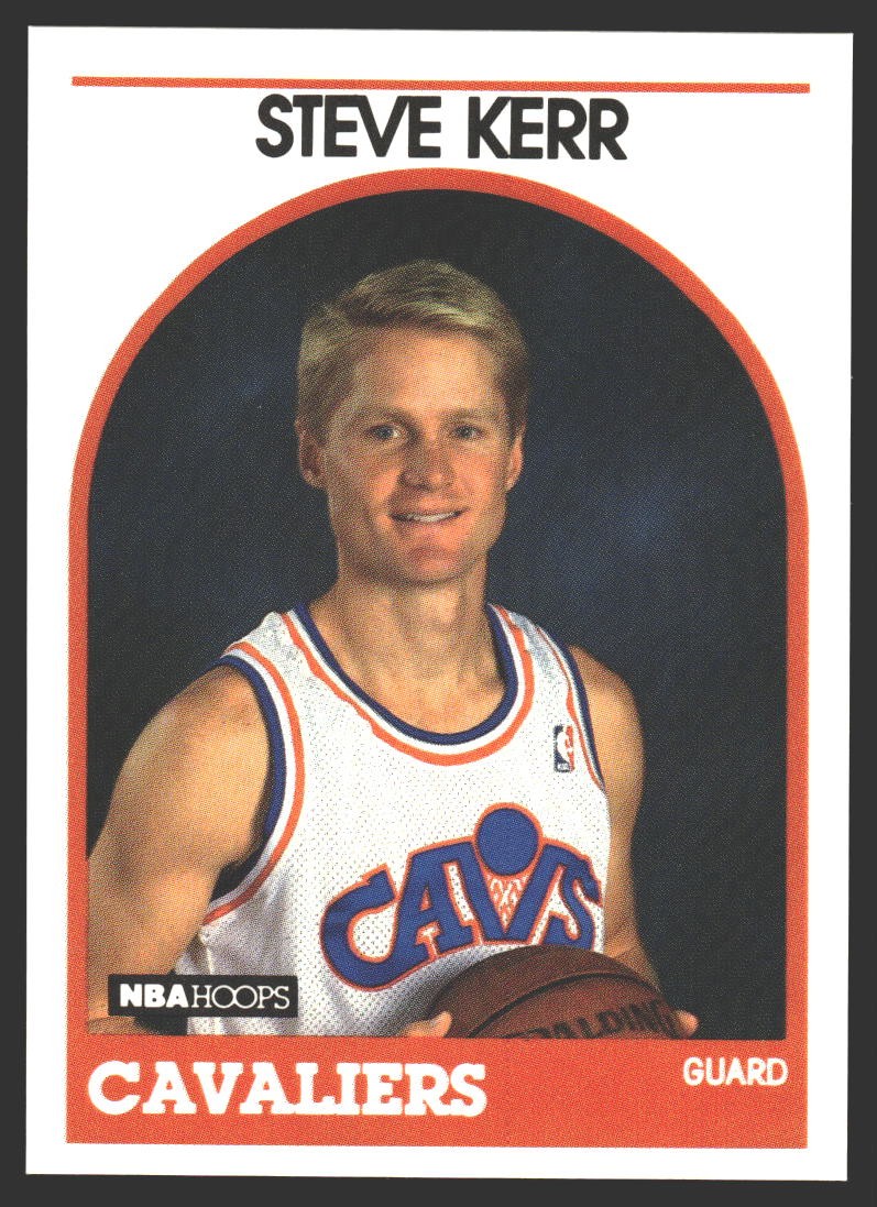 Steve Kerr #351 1989-90 Hoops Cleveland CavaliersRC Rookie