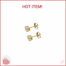 1 Pairs Gold Stud Earrings Dainty Stud Earrings 14K Gold Plated Earrings for Wom