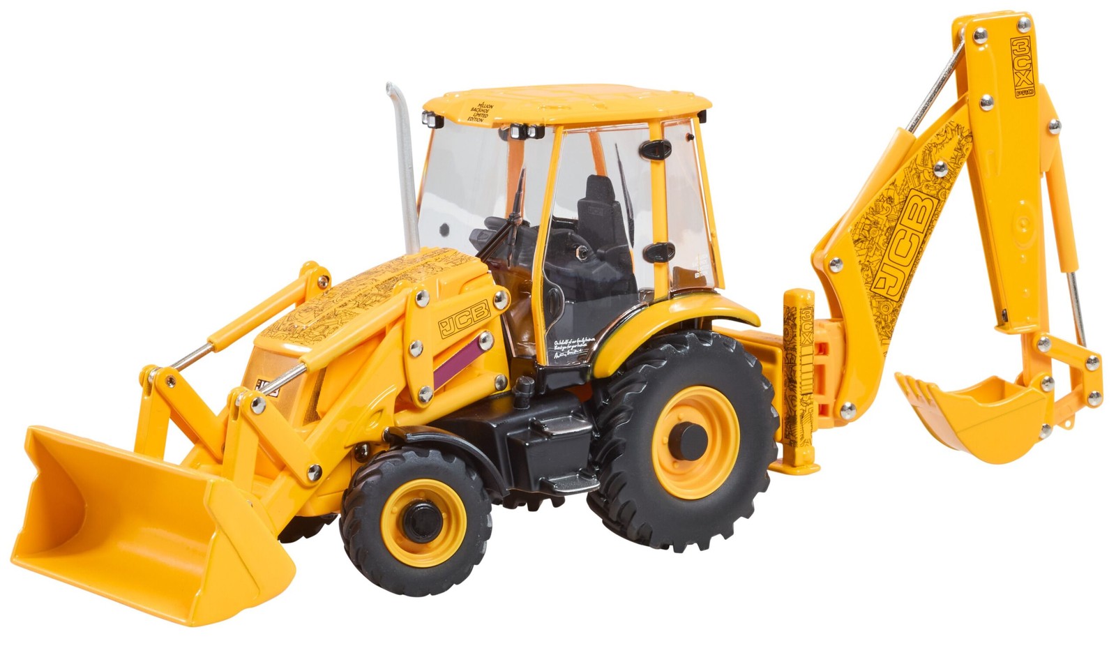 Britains BRI 43411 JCB 80th Anniversary Backhoe Loader 1:32