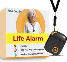 GPS Tracker for Elderly with Fall Detection – Medical Alert System for Seniors