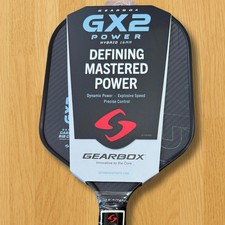 NEW Gearbox GX2 Power Hybrid Pickleball Paddle SSTCore 2.0 Carbon RibCore Power