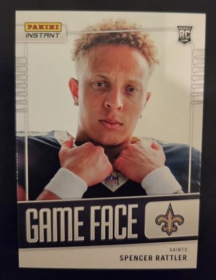 Spencer Rattler 2024 Panini Instant ROOKIE CARD GAME FACE /331 #GF-27 Saints