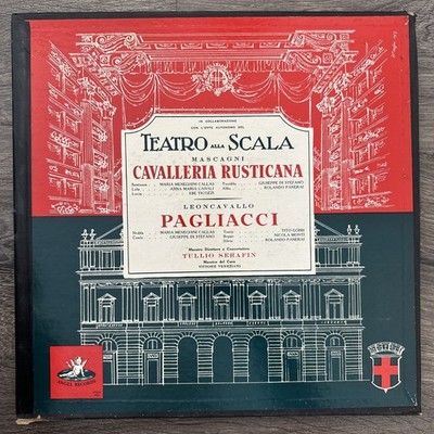 Teatro alla Scala Mascagni Cavalleria Rusticana Leoncavallo Pagliacci vinyl