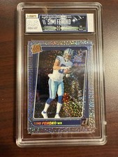 Simi Fehoko 2021 Donruss Clearly Rated Rookie Holo Gold /5 HGA 9.5
