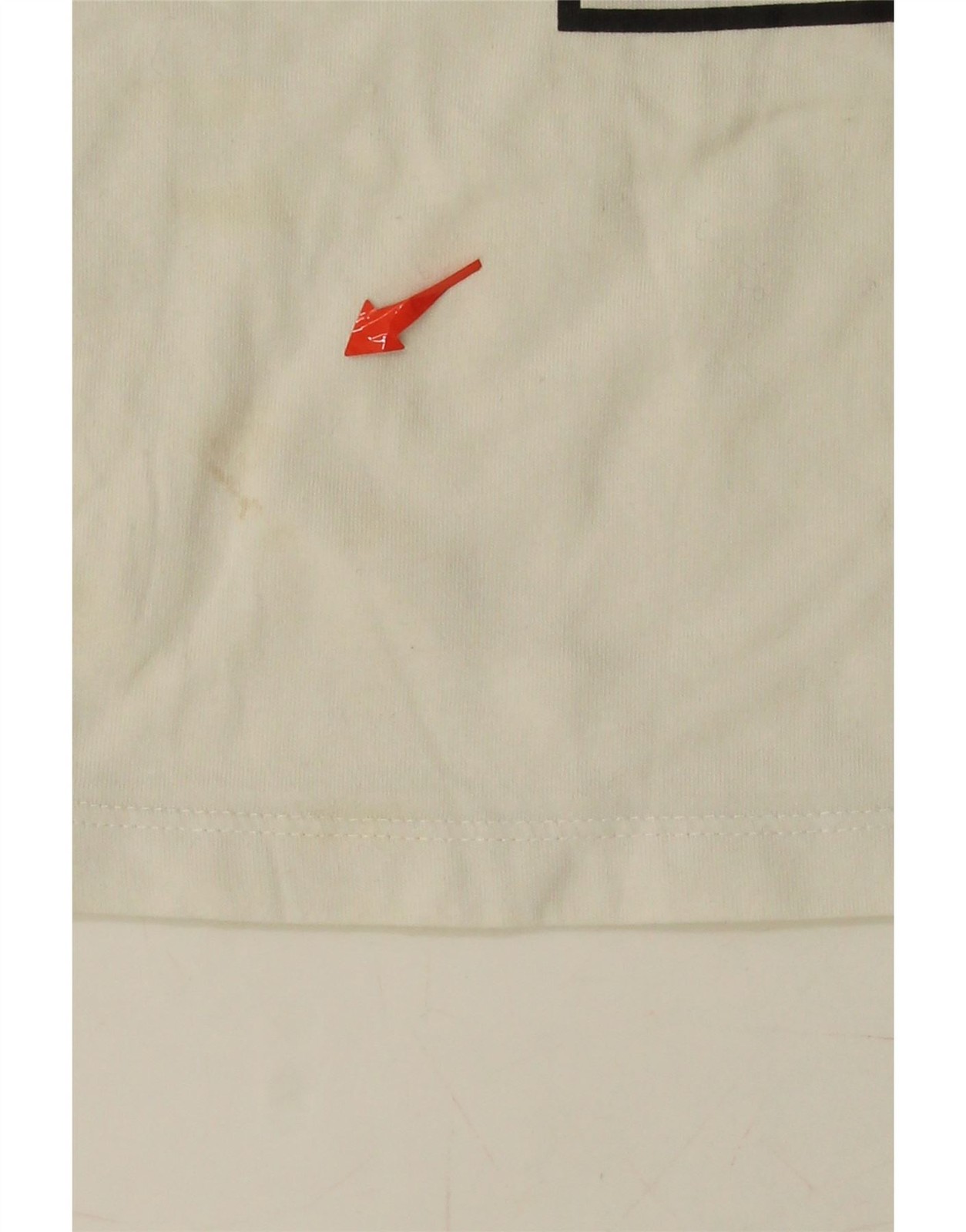 VANS Womens Crop Graphic T-Shirt Top UK 6 XS White Cotton DS38 thumbnail 3