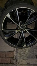 22" Audi RS7 Genuine Wheels and Tires Performance Set
