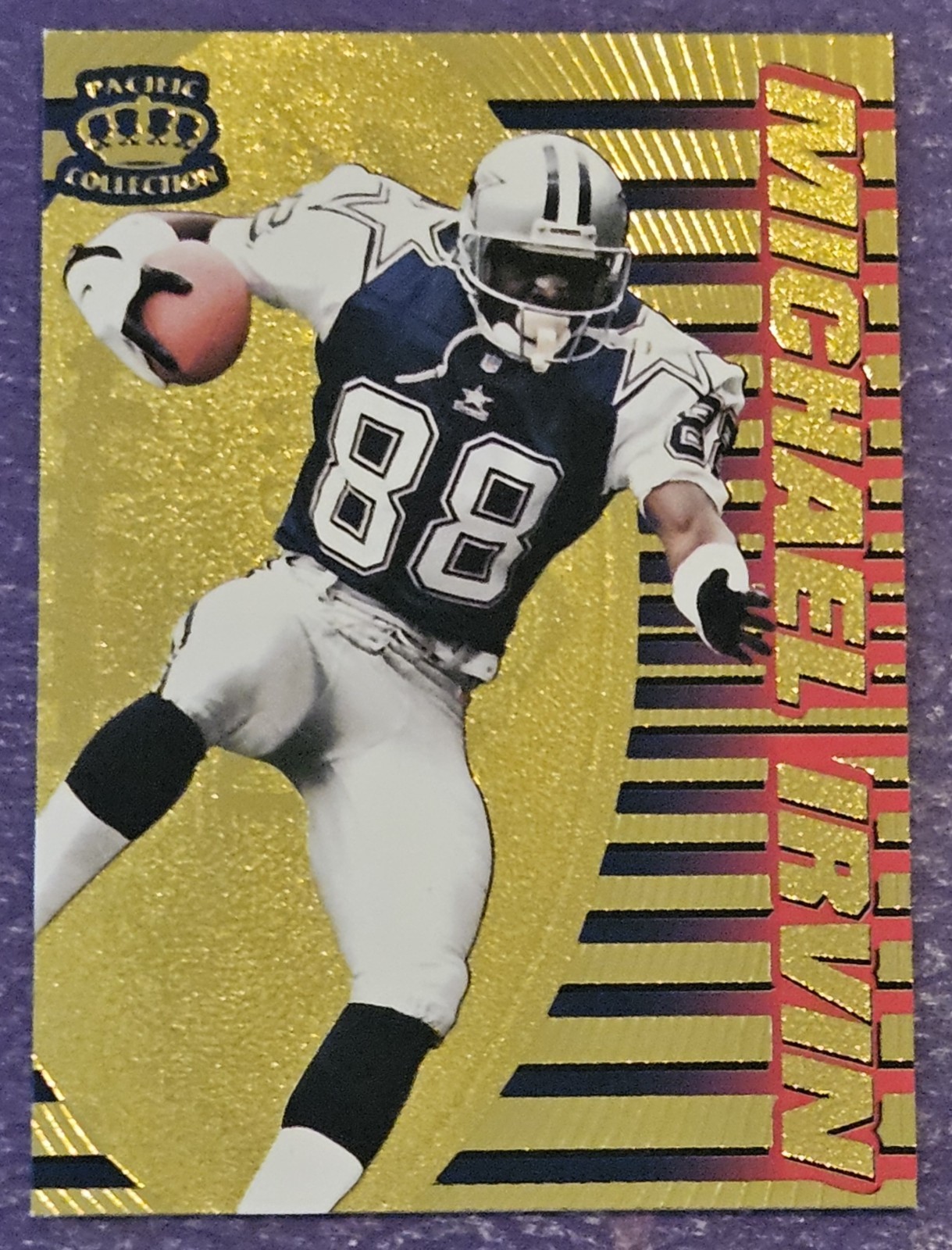1996 Pacific Dynagon Football #P-36 Michael Irvin card! Dallas Cowboys! HOF!