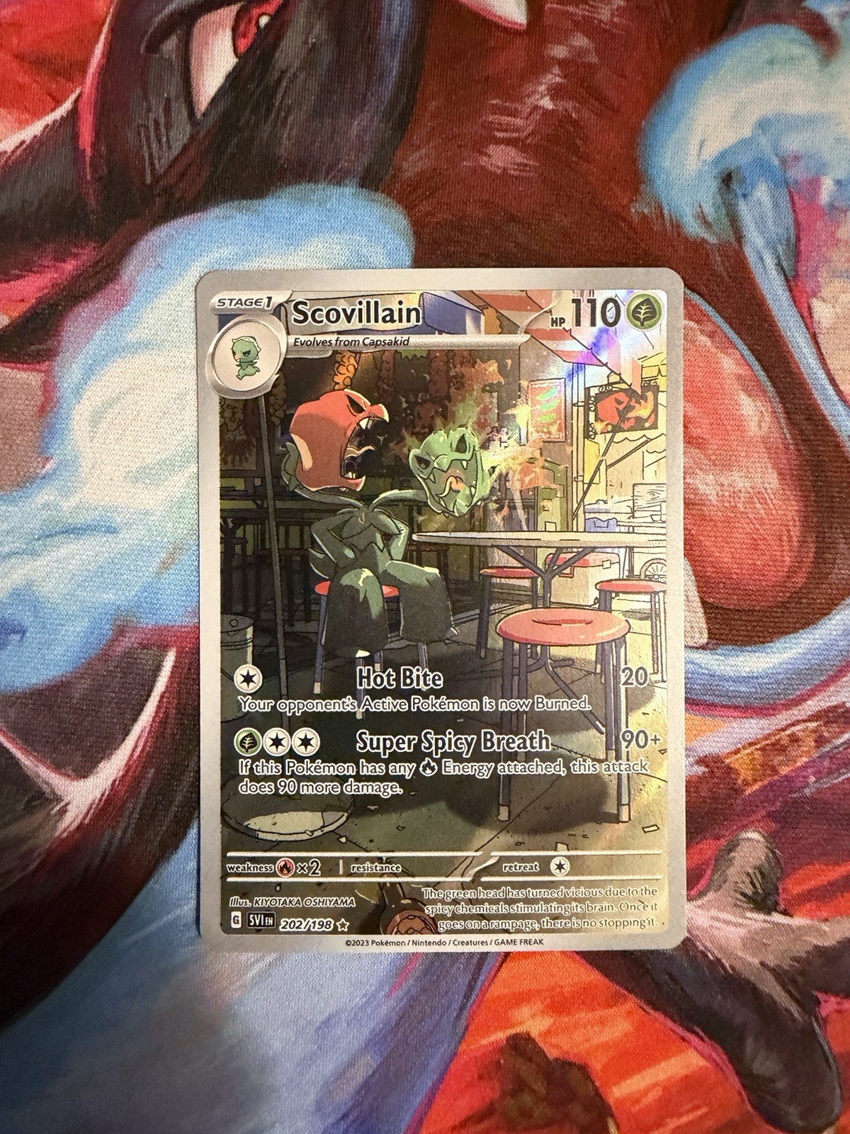 Scovillain 202/198 Sv01: Scarlet & Violet Base Set Illustration Rare Pokemon