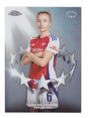 Leah Williamson 2024-25 Topps Chrome UCL Womens Soccer Noble One #NO-9 SSP