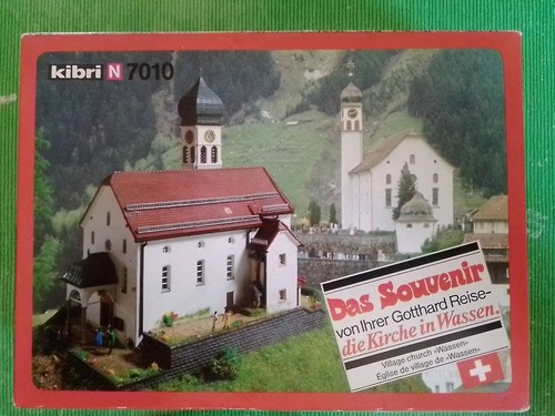 Kibri N, 7010, Iglesia De Wassen, Ferrocarril De San Gotardo, Como Nueva | Zustand: Nuevo