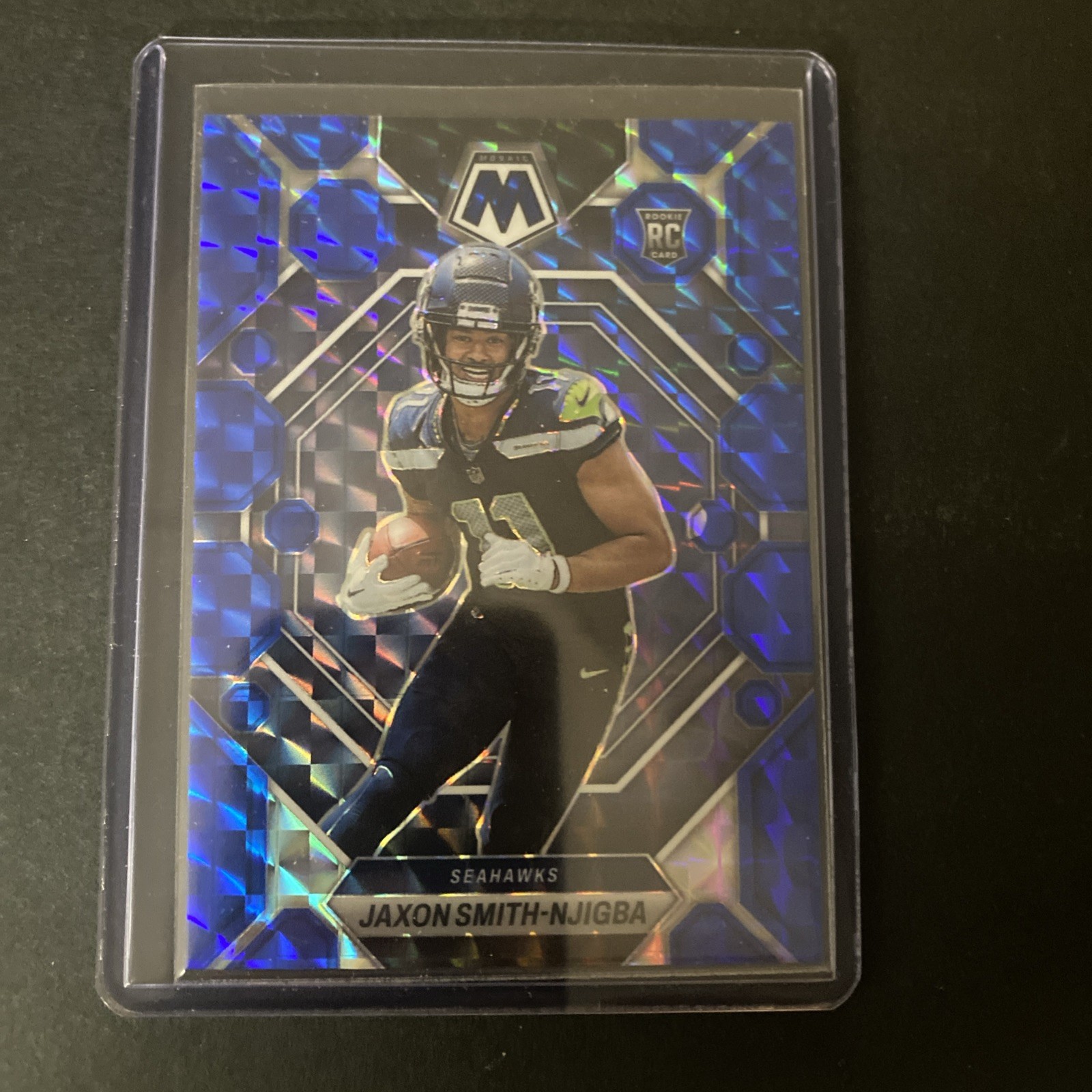 Jaxon Smith-Njigba 2023 Mosaic Rookie Blue Prizm /99 Seattle Seahawks #331 RC