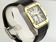 Cartier Santos 100 Large 38mm Watch- 18k Gold/S. Steel-W20072X7-Box/Papers- 5