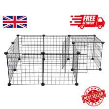 Dog Pen Pet Puppy Playpen Metal Exercise Play Fence for Indoor/Outdoor