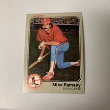 1983 Fleer St Louis Cardinals Mike Ramsey