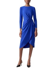 Carolina Herrera Midi Dress Women's Blue 10