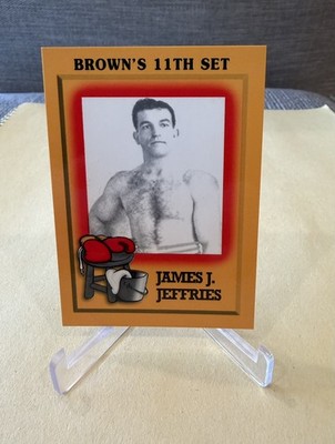 1997 Browns Boxing Promo James J Jeffries