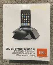 JBL On Stage Micro III altoparlante musicale portatile per iPhone e iPod nero