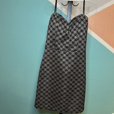 Maurices Cocktail Dress Womens 11 12 Brown Strapless Sparkle Party Mini NWT