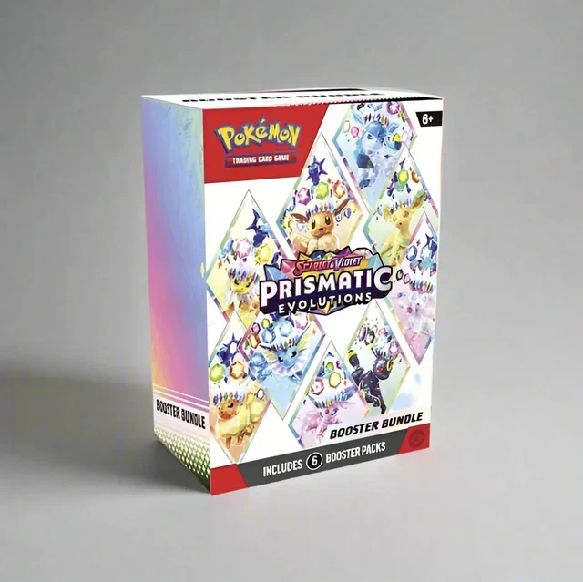 Pokemon Prizmatic Evolutions Booster Bundle New Sealed ELAZ