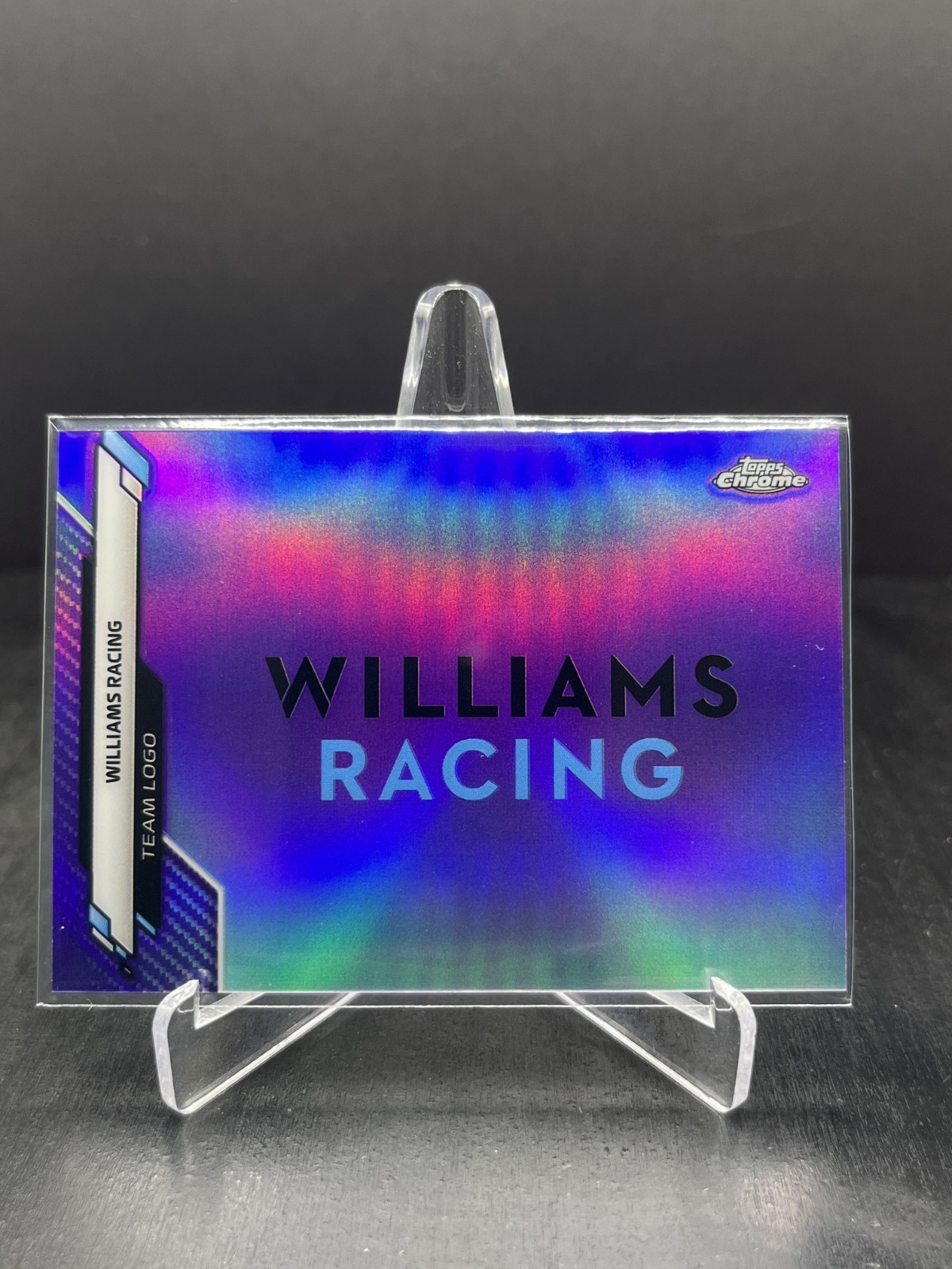 2020 Topps Chrome F1 Williams Racing Team Logo Purple Refractor 311/399 #121