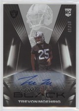 2021 Panini Black Rookies Silver 41/50 Trevon Moehrig Tre'von #163 Auto pw2