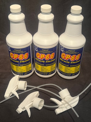 #ad #ad Qty 3 GP66 Miracle Cleaner Degreaser CONCENTRATED Spray Bottle Grout Boat Engine $49.95