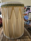 Large VTG Pinch‑Pleated Drum Lampshade — photo 1