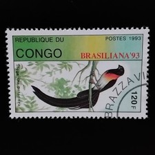 Philatelic Exhibitions: Brasiliana  93. Birds. Animals.Fauna.1993.Congo Republic